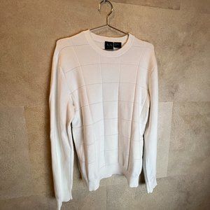 White Armani Exchange Sweater